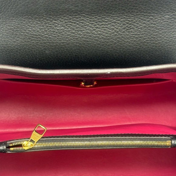 💯Authentic Louis Vuitton Capucines GM black Noir Tote Bag - Picture 7 of 14